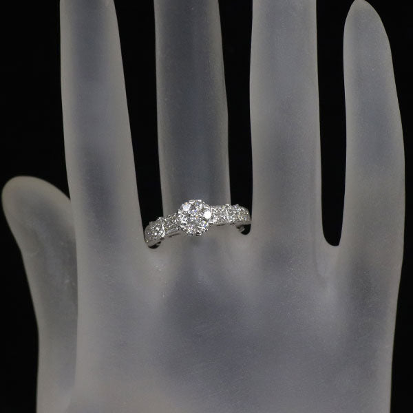 K18WG ダイヤモンド リング 0.81ct