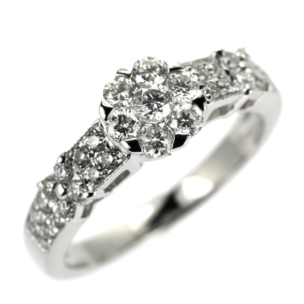 K18WG ダイヤモンド リング 0.81ct