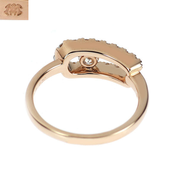 モニッケンダム K18PG ダイヤモンド リング 0.15ct D0.30ct
