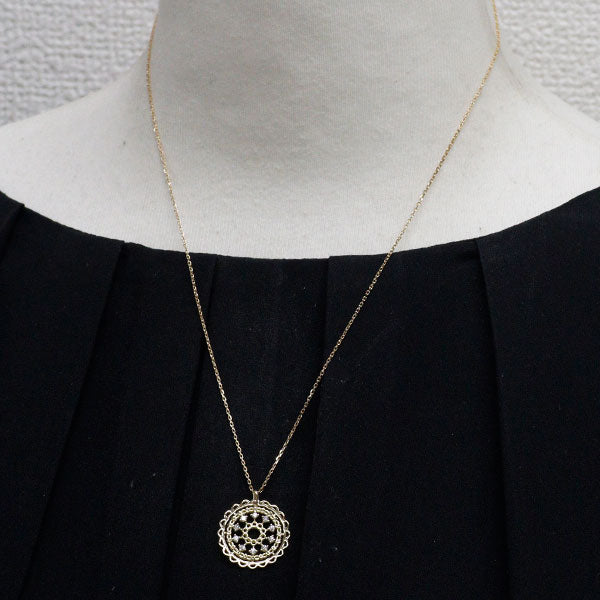 K18YG ダイヤモンド ペンダントネックレス 0.15ct