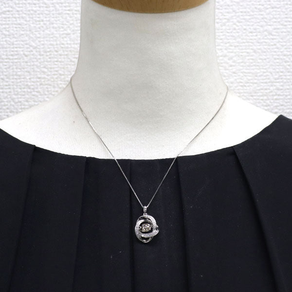 Pt900/ Pt850 ダイヤモンド ペンダントネックレス 1.065ct D0.16ct