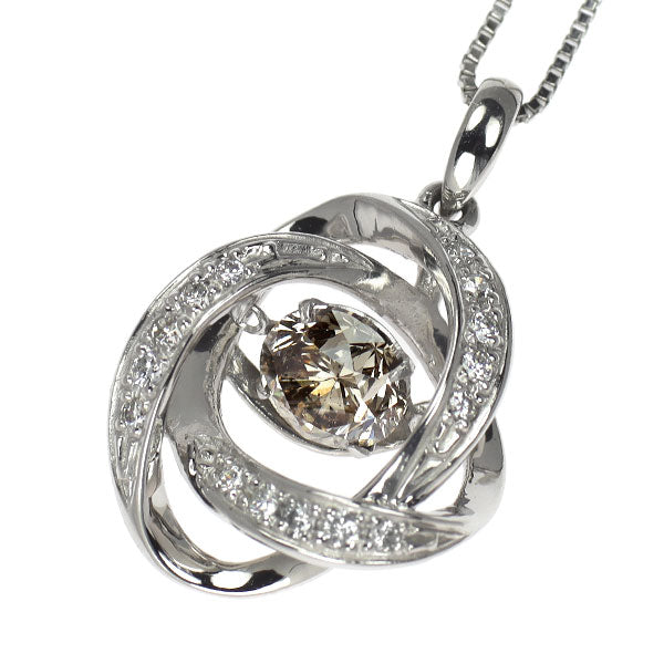 Pt900/ Pt850 ダイヤモンド ペンダントネックレス 1.065ct D0.16ct