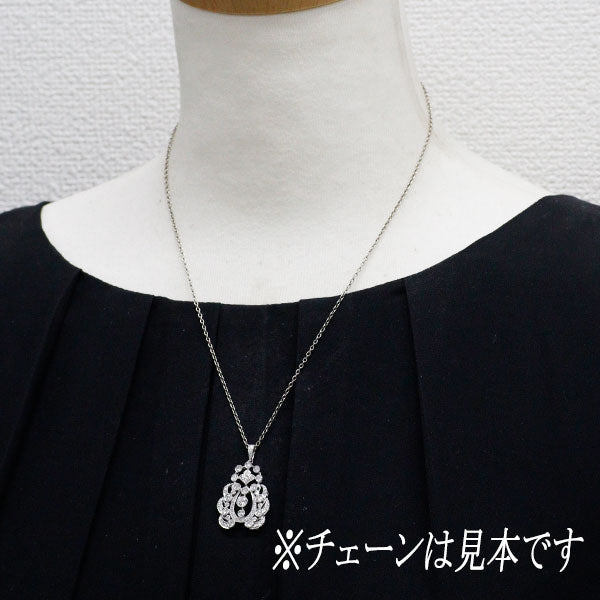 K18WG ダイヤモンド ペンダントトップ 1.00ct