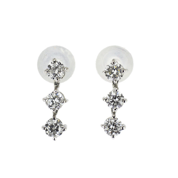 Pt900 ダイヤモンド ピアス 0.50ct