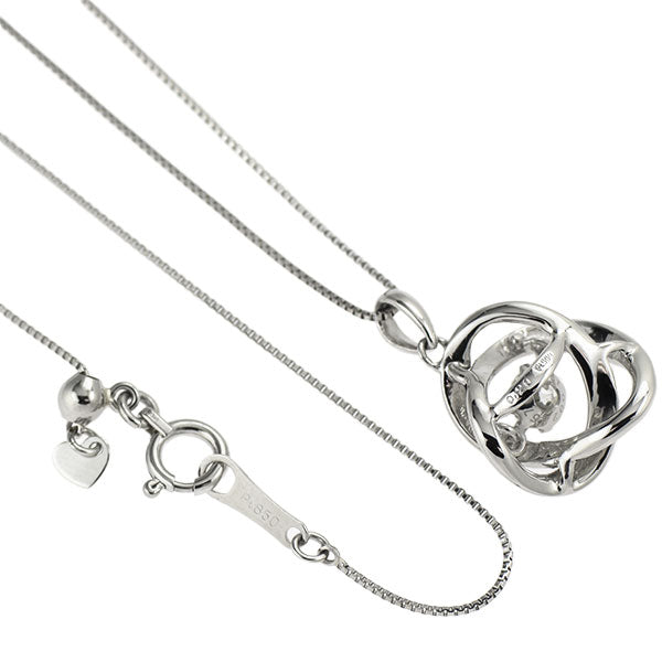 Pt900/ Pt850 ダイヤモンド ペンダントネックレス 0.20ct