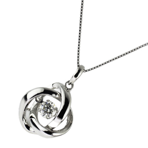 Pt900/ Pt850 ダイヤモンド ペンダントネックレス 0.20ct