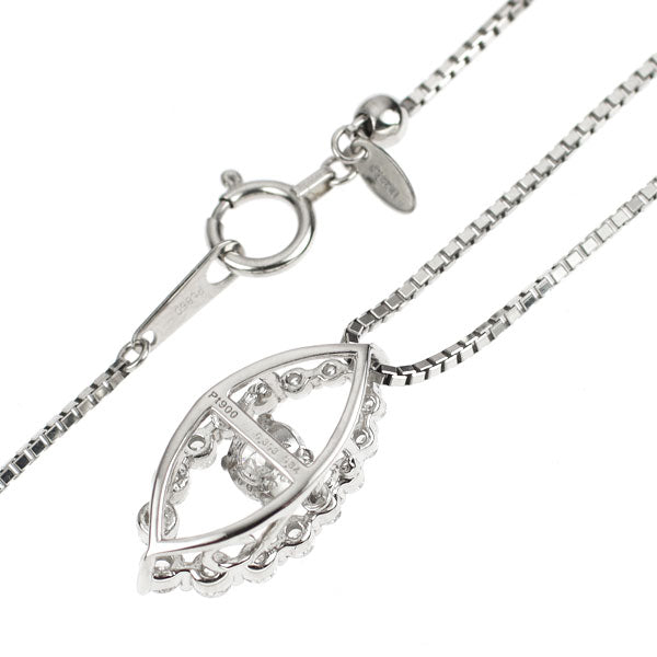 Pt900/ Pt850 ダイヤモンド ペンダントネックレス 0.303ct D0.34ct