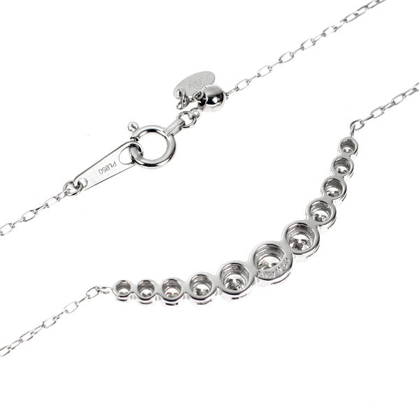Pt900/ Pt850 ダイヤモンド ペンダントネックレス 0.50ct