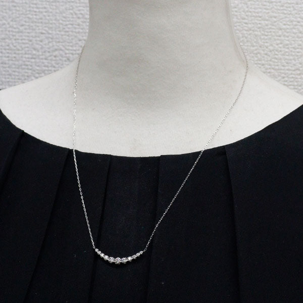 Pt900/ Pt850 ダイヤモンド ペンダントネックレス 0.50ct