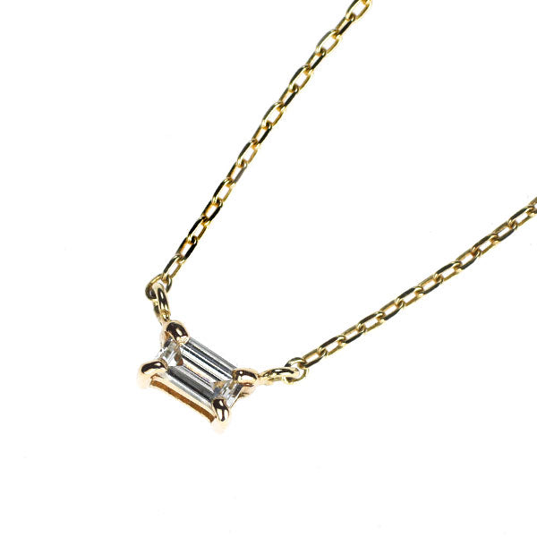 セイレーンアズーロ K10YG ダイヤモンド ペンダントネックレス 0.04ct