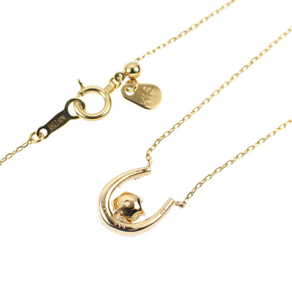 K18YG ダイヤモンド ペンダントネックレス 0.19ct D0.11ct