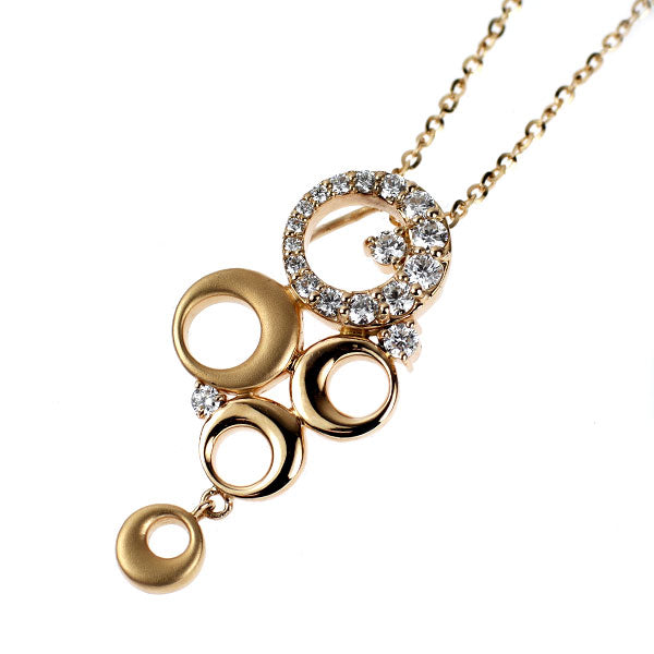 K18PG ダイヤモンド ペンダントネックレス 0.34ct
