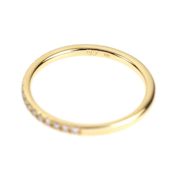 オレフィーチェ K18YG ダイヤモンド リング 0.10ct ハーフエタニティ