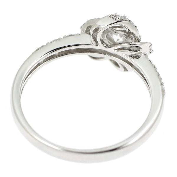 Pt950 ダイヤモンド リング 0.23ct D VVS2 3EX D0.35ct