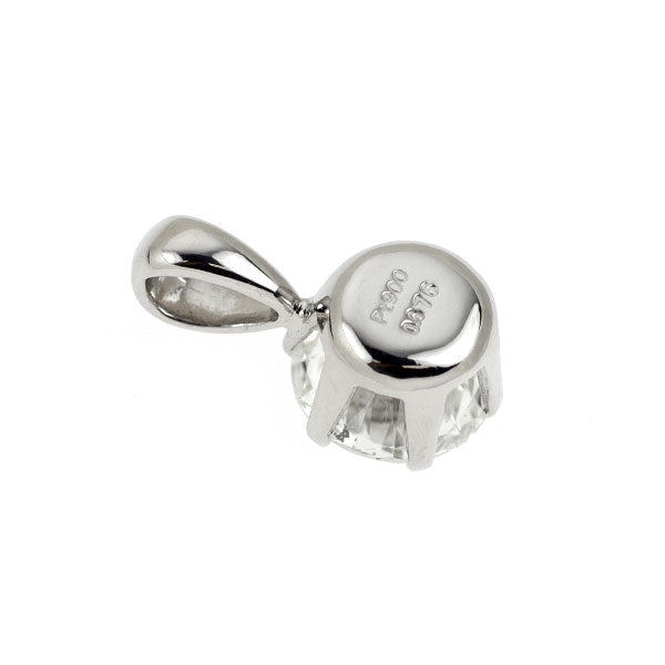 新品 Pt900 ダイヤモンド ペンダントトップ 0.676ct G SI1 G 【エスコレ】