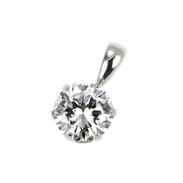 新品 Pt900 ダイヤモンド ペンダントトップ 0.676ct G SI1 G 【エスコレ】