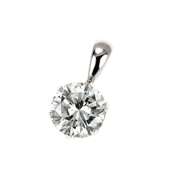 新品 Pt900 ダイヤモンド ペンダントトップ 0.642ct F SI2 G 【エスコレ】