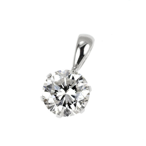 新品 Pt900 ダイヤモンド ペンダントトップ 0.711ct F SI2 G 【エスコレ】