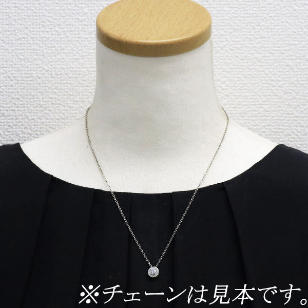 新品 Pt950 最高級 ダイヤモンド ペンダントトップ 0.324ct D IF 3EXHC D0.10ct 【エスコレ】