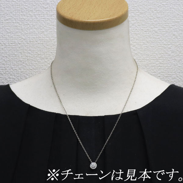 新品 Pt950 最高級 ダイヤモンド ペンダントトップ 0.323ct D IF 3EXHC D0.10ct 【エスコレ】