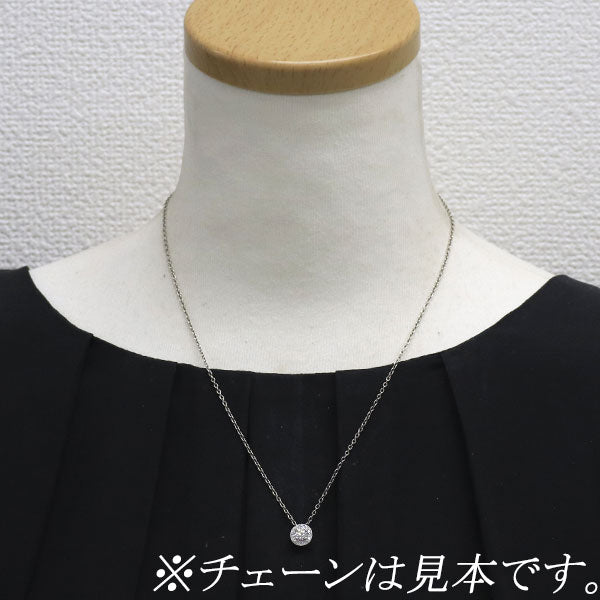 新品 Pt950 最高級 ダイヤモンド ペンダントトップ 0.319ct D IF 3EXHC D0.10ct 【エスコレ】