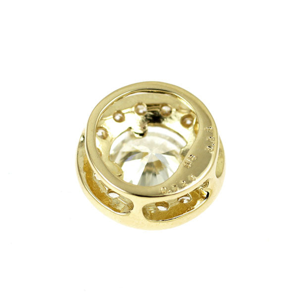 新品 K18YG ダイヤモンド ペンダントトップ 0.724ct VLY SI1 G D0.23ct 【エスコレ】