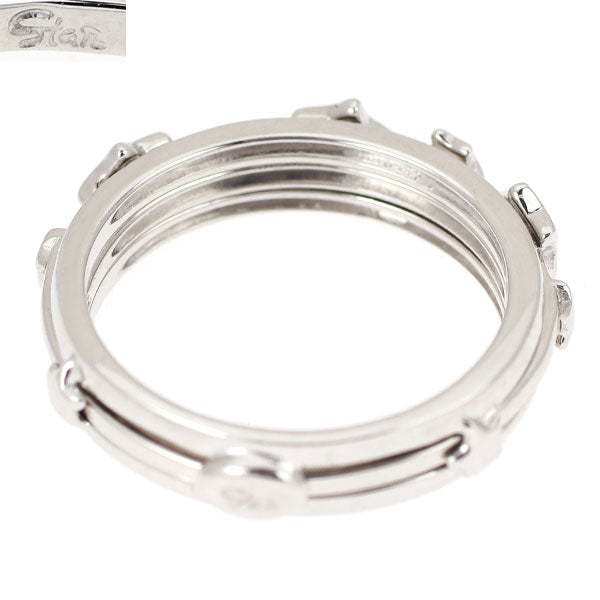 スタージュエリー K18WG ダイヤモンド リング 0.02ct 2本セット