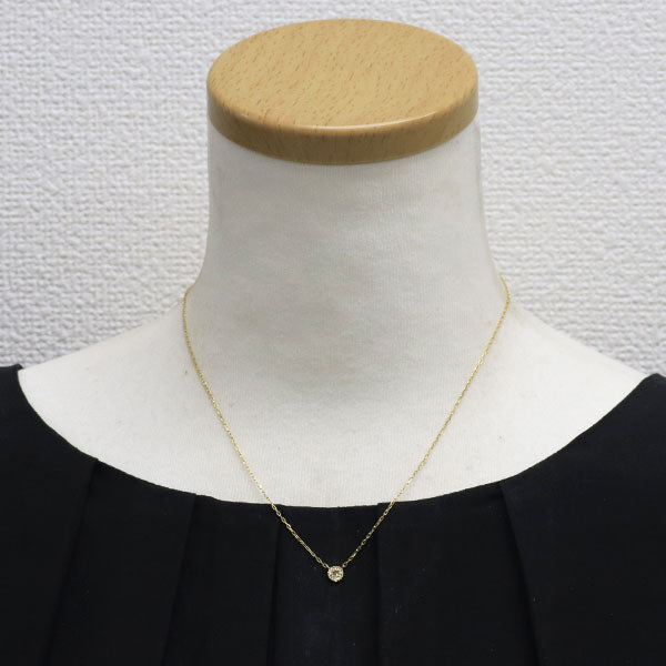 ベルシオラ K18YG ダイヤモンド ペンダントネックレス 0.06ct