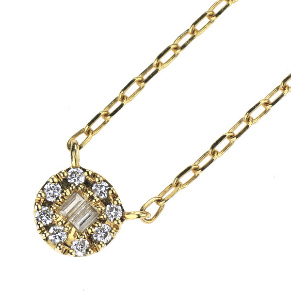 ベルシオラ K18YG ダイヤモンド ペンダントネックレス 0.06ct