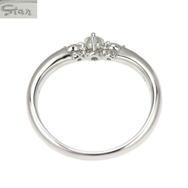 スタージュエリー Pt950 ダイヤモンド リング 0.15ct