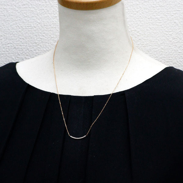 オレフィーチェ K18PG ダイヤモンド ペンダントネックレス 0.15ct ポルテ