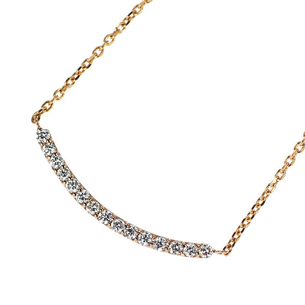 オレフィーチェ K18PG ダイヤモンド ペンダントネックレス 0.15ct ポルテ
