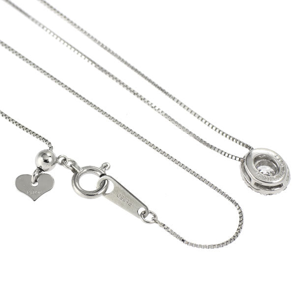 Pt900/ Pt850 ダイヤモンド ペンダントネックレス 0.184ct D I1 G D0.11ct