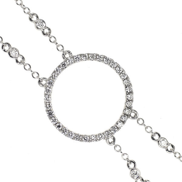 K18WG ダイヤモンド ブレスレット 0.48ct