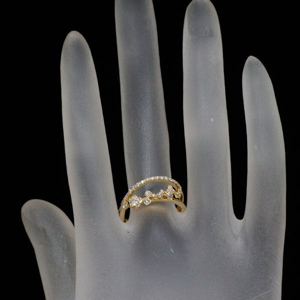wish upon a star K18YG ダイヤモンド リング 0.108ct D0.17ct