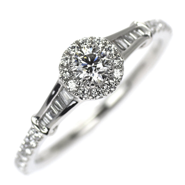 Pt900 ダイヤモンド リング 0.30ct D FL 3EX D0.85ct
