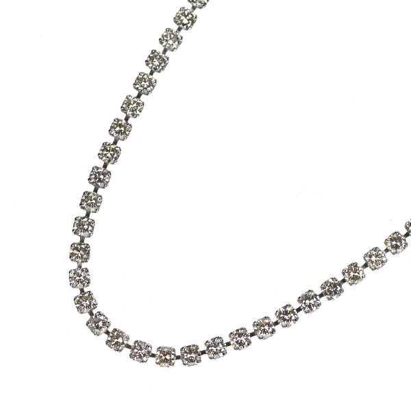 K18WG ダイヤモンド ネックレス 10.00ct テニス