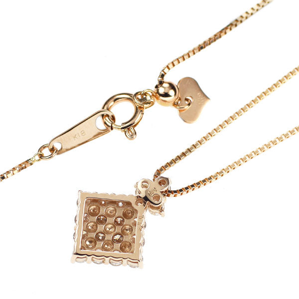 K18PG ダイヤモンド ペンダントネックレス 0.52ct