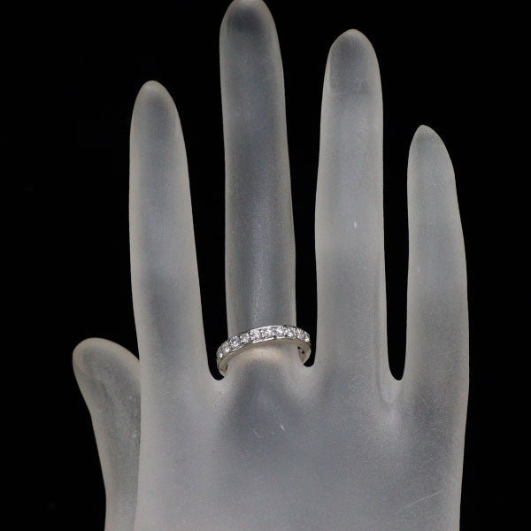 ダイヤモンドシライシ Pt900 ダイヤモンド リング 0.396ct ハーフエタニティ