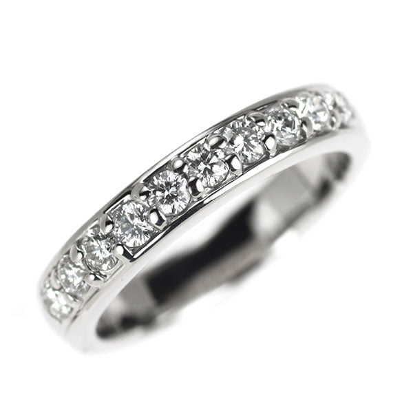 ダイヤモンドシライシ Pt900 ダイヤモンド リング 0.396ct ハーフエタニティ