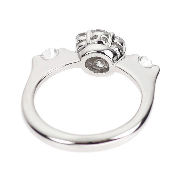 Pt900 ダイヤモンド リング 0.82ct フラワー