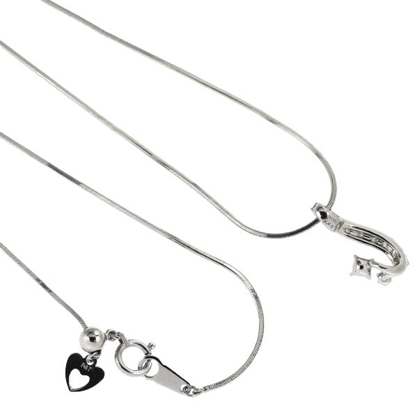 Pt900/ Pt850 ダイヤモンド ペンダントネックレス 0.48ct