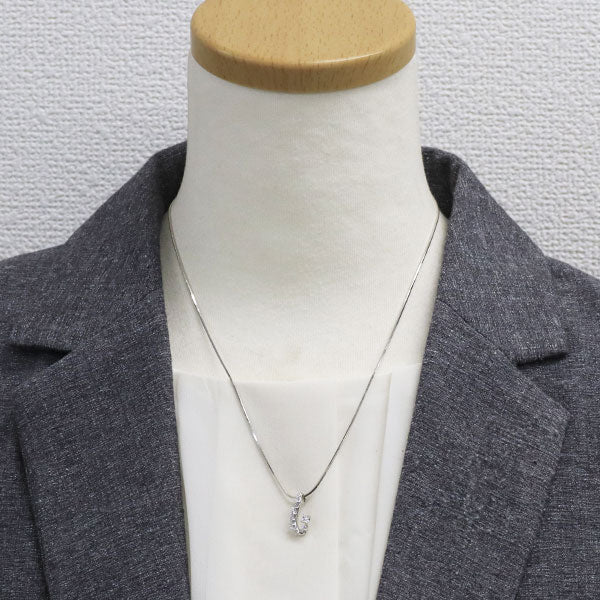 Pt900/ Pt850 ダイヤモンド ペンダントネックレス 0.48ct