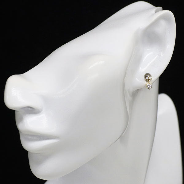モニッケンダム K18YG ダイヤモンド ピアス 0.41ct D0.12ct