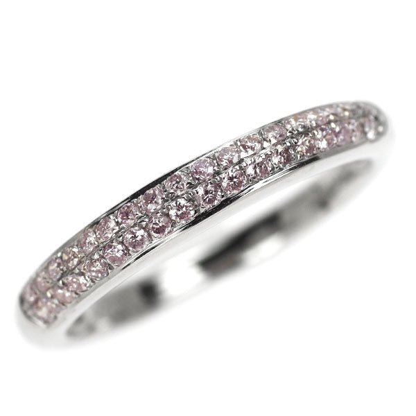 K18WG 天然ピンク ダイヤモンド リング 0.27ct