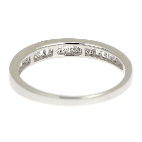 K18WG ダイヤモンド リング 0.50ct ハーフエタニティ