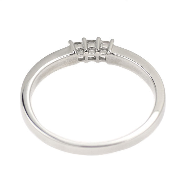 Pt1000 プリンセスカット ダイヤモンド リング 0.15ct
