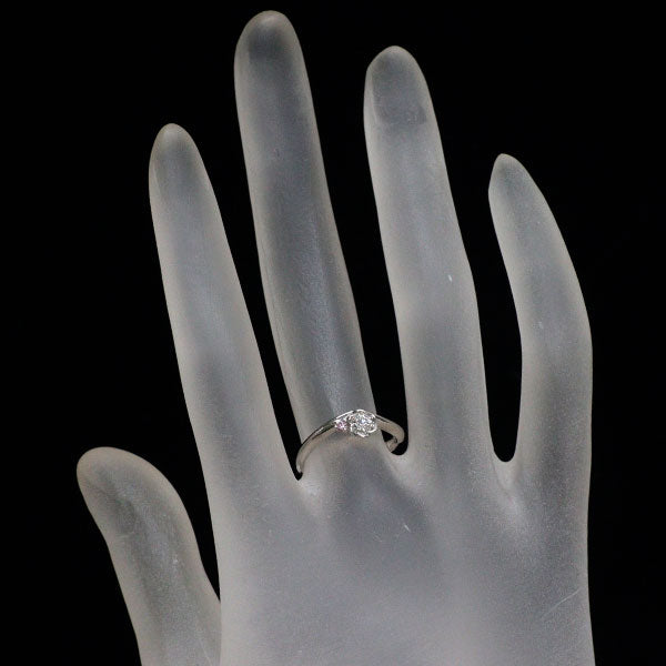 トレセンテ Pt900 ダイヤモンド 天然ピンクダイヤモンド リング 0.18ct PD0.02ct フローラ チェリーブロッサム