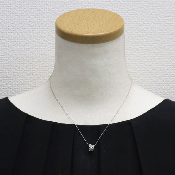K18WG ダイヤモンド ペンダントネックレス 0.12ct
