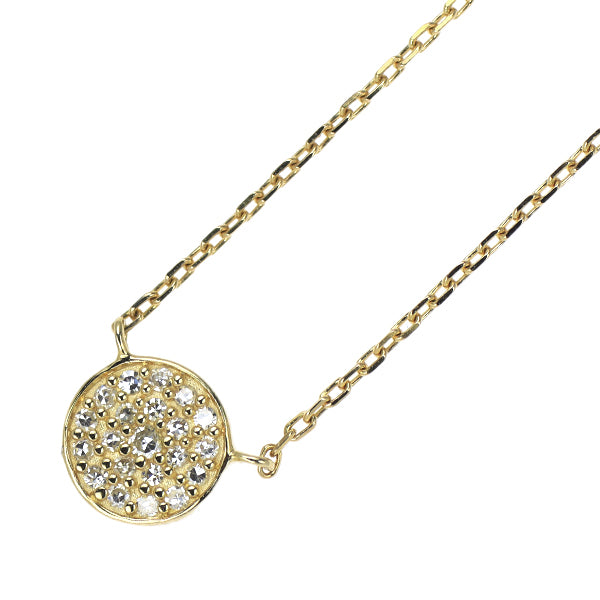 アガット/agete K18YG ダイヤモンド ペンダントネックレス 0.04ct